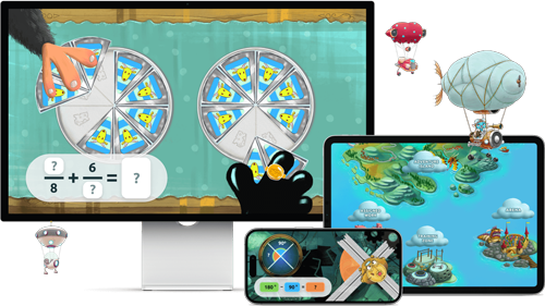 Matific being used on various devices.