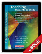 Learn more aboutTeaching Students to Write Essays That Define