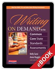 Learn more aboutWriting on Demand for the Common Core State Standards Assessments